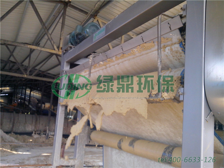 帶式壓濾機處理湖南益陽礦山泥漿案例 1