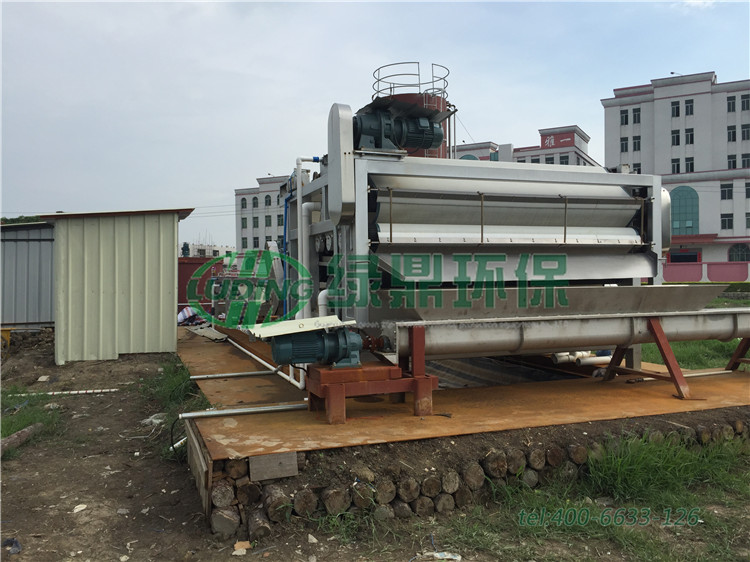 帶式壓濾機(jī)處理洗砂污泥