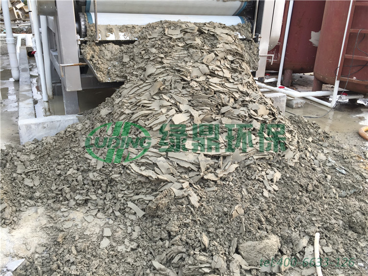 惠州礦場礦山污泥用的帶式壓濾機使用現場