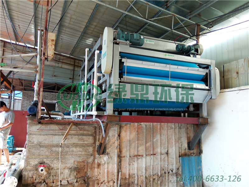 福建建筑污泥帶式壓濾機(jī)處理案例 3