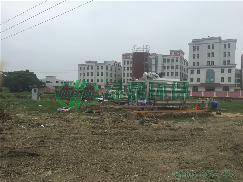 汕頭河道淤泥帶式壓濾機處理工程 1