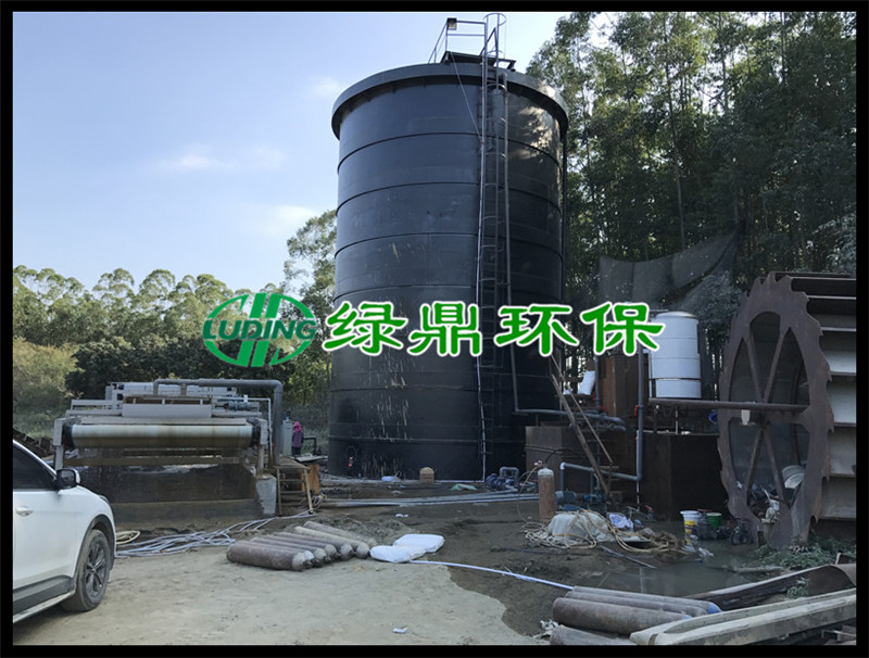 福建洗沙泥漿帶式壓濾機安裝現場 3