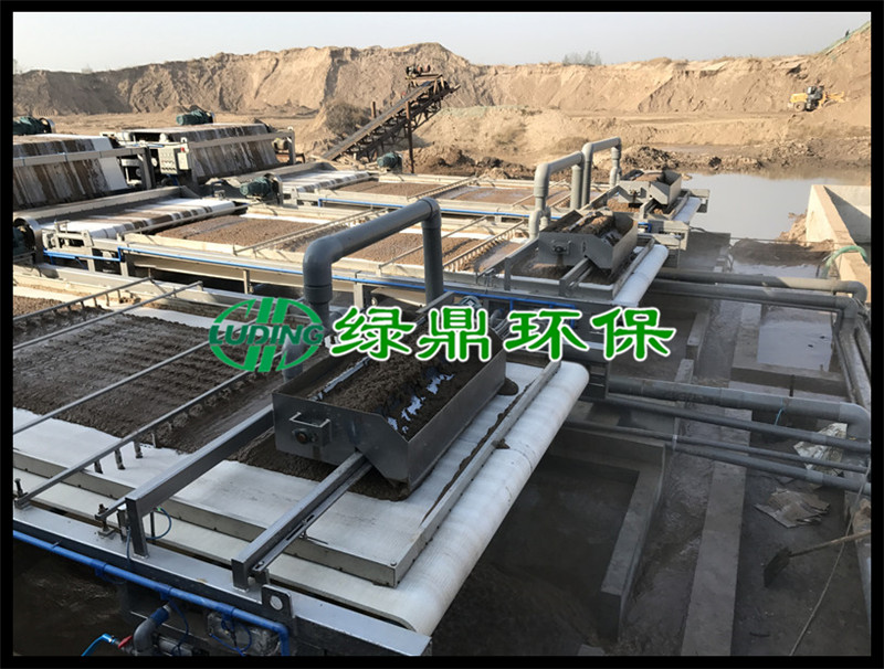 洗砂污泥壓濾機(jī)處理沙場(chǎng)泥漿（西安洗沙廠） 5